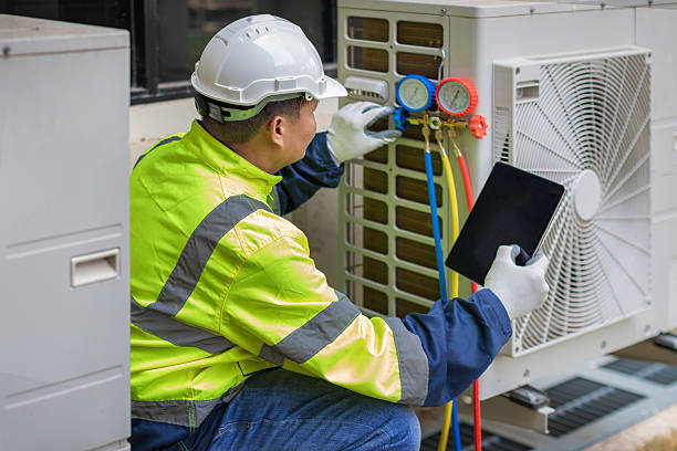 Professional Ductwork Repair technician working in Fort Hunter, NY